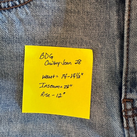 BDG Light Blue Denim Jeans - Picture 4 of 15